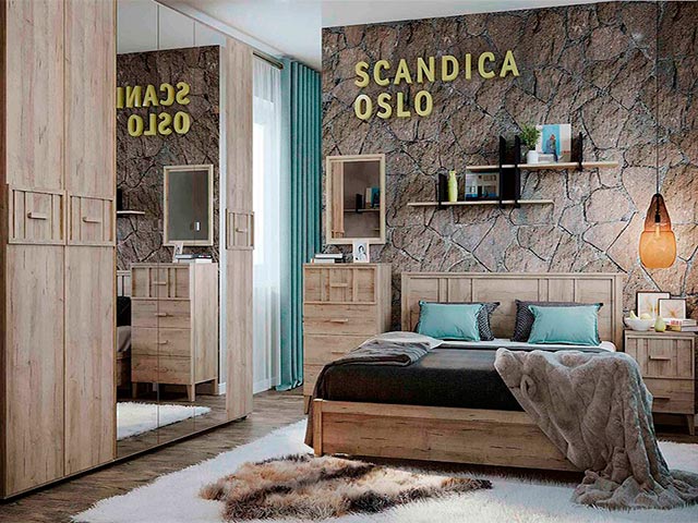 Спальня "Scandica Oslo"  НЕ поставляется